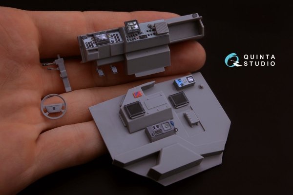 Quinta Studio QD35008 MRAP Typhoon-K 3D-Printed &amp; coloured Interior on decal paper (for Takom kit) 1/35