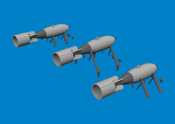 Eduard 6481082 P-40 250lb MC British bombs PRINT EDUARD 1/48