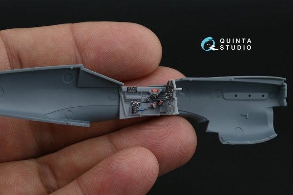Quinta Studio QD72216 P-40N Warhawk 3D-Printed &amp; coloured Interior on decal paper (Special Hobby) 1/72