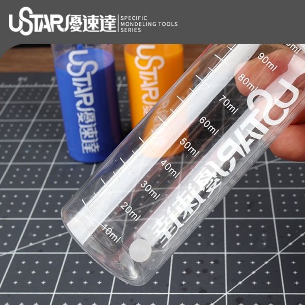 U-Star UA-91004 Paint Mixing Bottle 60 ml (6 pcs) / Butelka do mieszania farb 60 ml (6 szt.)