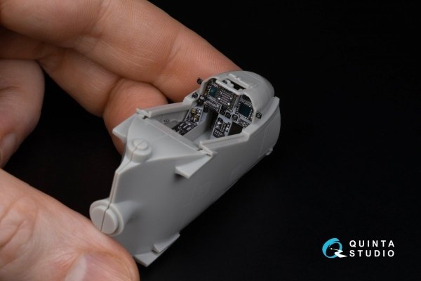 Quinta Studio QD48309 AV-8B Late 3D-Printed &amp; coloured Interior on decal paper (Hasegawa) 1/48