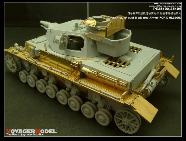 Voyager Model PE35106 Pz.kPfw. IV ausf D AD Armor 1/35