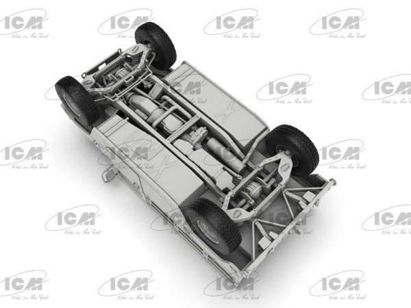 ICM 35436 Cargo Carrier Humvee M1097A2 1/35