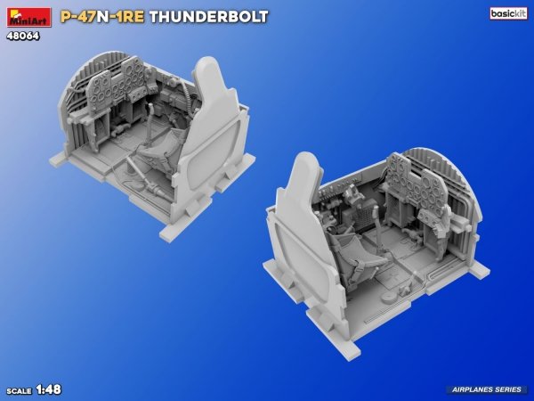 MiniArt 48064 P-47N-1RE THUNDERBOLT BASIC KIT 1/48