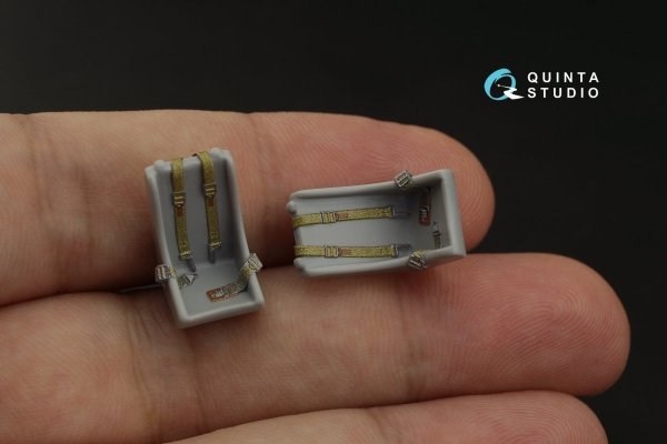 Quinta Studio QD48228 T-6G 3D-Printed &amp; coloured Interior on decal paper (Italeri) 1/48