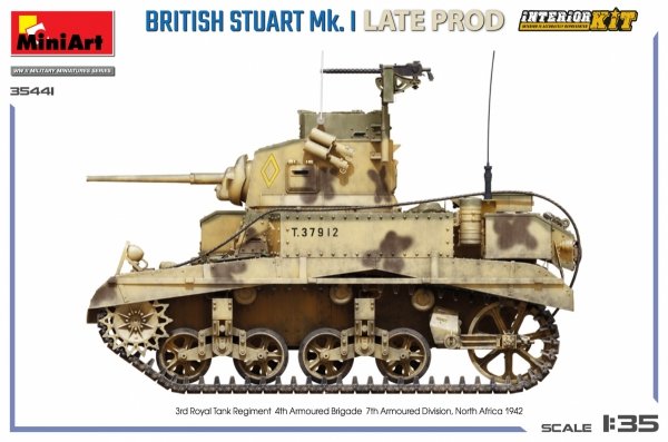 Mini Art 35441 British Stuart Mk. I Late Prod Interior Kit 1/35