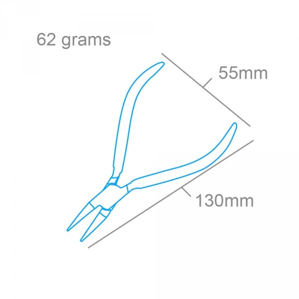 Modelcraft PPL1308 Combination Pliers - Round/Flat (130mm)