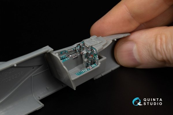 Quinta Studio QD48457 MiG-23ML/MiG-23MLD 3D-Printed &amp; coloured Interior on decal paper (Trumpeter) 1/48