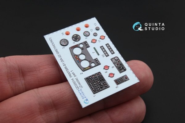Quinta Studio QD35014 Pantsir-S1 (SA-22 Greyhound) 3D-Printed &amp; coloured Interior on decal paper (for Zvezda kit) 1/35