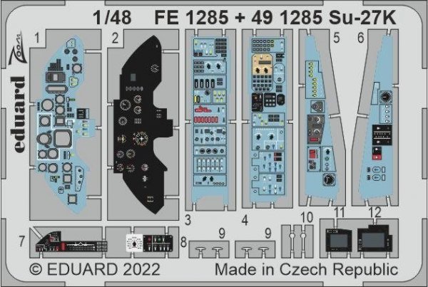Eduard FE1285 Su-27K MINIBASE 1/48