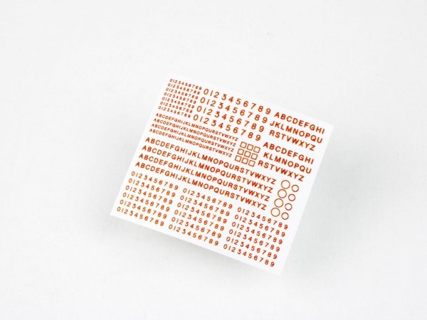Red Fox Studio QS-35016 Numbers and Letters for British AFV's vol.01 1/35