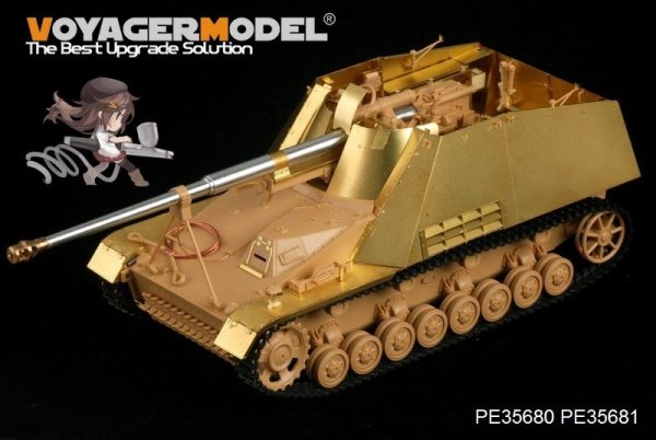Voyager Model PE35680 WWII German Sd.Kfz. 164 Nashorn B ver include Gun barrel (For TAMIYA 35335) 1/35