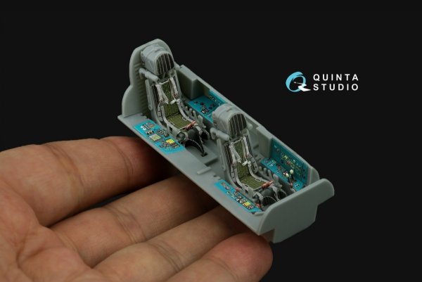 Quinta Studio QD48504 MiG-31B 3D-Printed &amp; coloured Interior on decal paper (Hobby Boss) 1/48