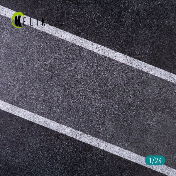 KELIK KS24005 ASPHALT ROAD 24 HOURS OF LE MANS TYPE 3 BASE - ACRYLIC 3 MM (180 X 357 MM) 1/24