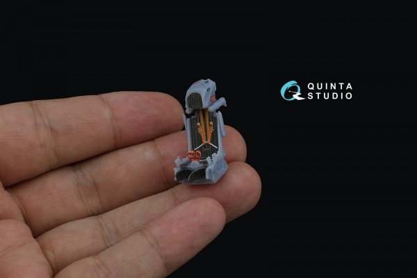 Quinta Studio QD+48480 Su-17M4/Su-22M4 3D-Printed &amp; coloured Interior on decal paper (Hobby Boss) (with 3D-printed resin parts) 1/48