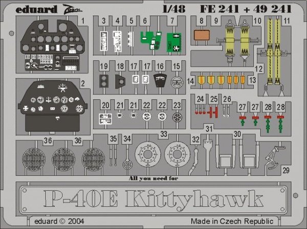 Eduard FE241 P-40E 1/48