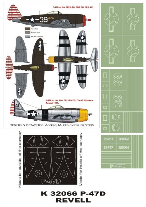 Montex K32066 P-47D 1/32
