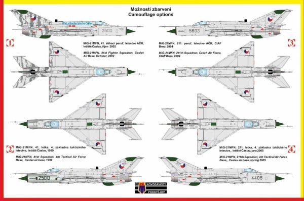 Kovozavody Prostejov KPM0087 MiG-21-MFN Fishbed CzAF 1/72