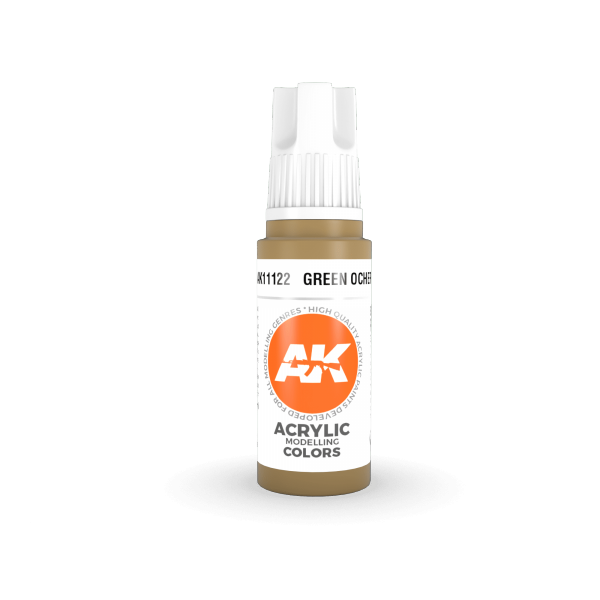 AK Interactive AK11122 GREEN OCHRE – STANDARD 17ml