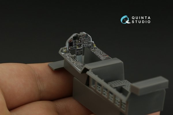 Quinta Studio QDS-48416 F-15C 3D-Printed coloured Interior on decal paper (Academy) (Small version) 1/48