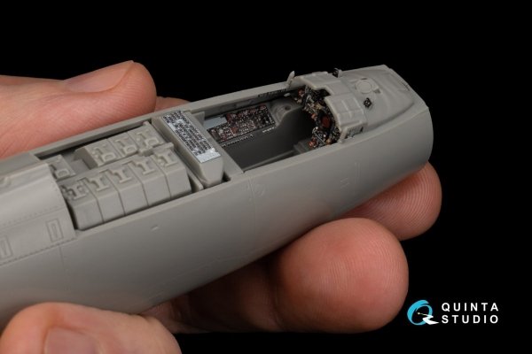 Quinta Studio QD48201 F-104S 3D-Printed &amp; coloured Interior on decal paper (Kinetic) 1/48