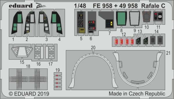 Eduard 49958 Rafale C interior 1/48 REVELL