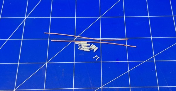 Eureka XXL ER-3575 K2 Black Panther MBT Towing Cables &amp; Holders (Academy) 1/35