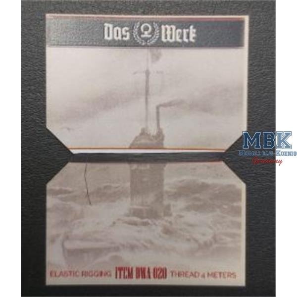 Das Werk DWA020 Elastic Rigging Thread - 4 meters 1/35