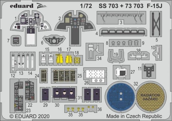 Eduard 73703 F-15J for Great Wall Hobby 1/72