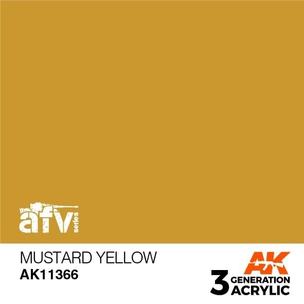 AK Interactive AK11366 Mustard Yellow 17ml