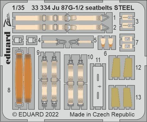 Eduard BIG33146 Ju 87G-1/2 BORDER MODEL 1/35
