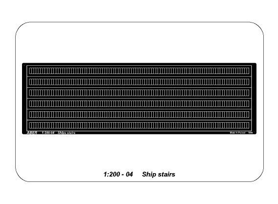 Aber 200-04 Ship stairs (1:200)