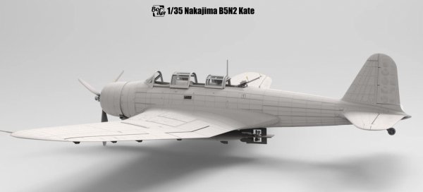 Border Model BF-005 Nakajima B5N2 Type 97 Carrier Attack Bomber &quot;Kate&quot; w/ Full interior 1/35