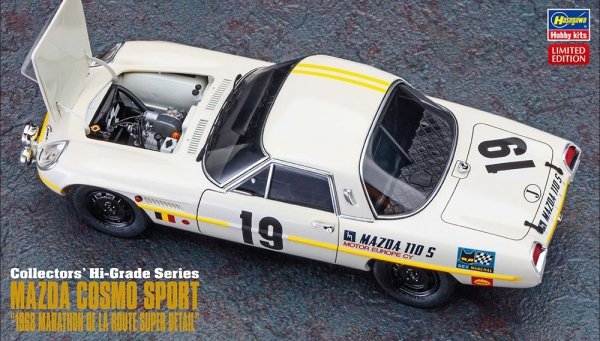 Hasegawa CH50 Collectors' Hi-Grade Series Mazda Cosmo Sport 1968 Marathon de la Route Super Detail 1/24