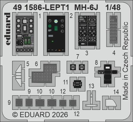 Eduard 491586 MH-6J ICM 1/48