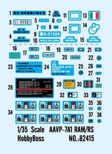 Hobby Boss 82415 AAVP-7A1 RAM/RS (1:35)
