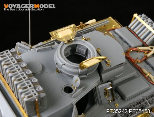 Voyager Model PE35242 WWII German Pz.Kpfw.III Ausf.N sPz.Abt 501 Afrika For DRAGON 6431 1/35