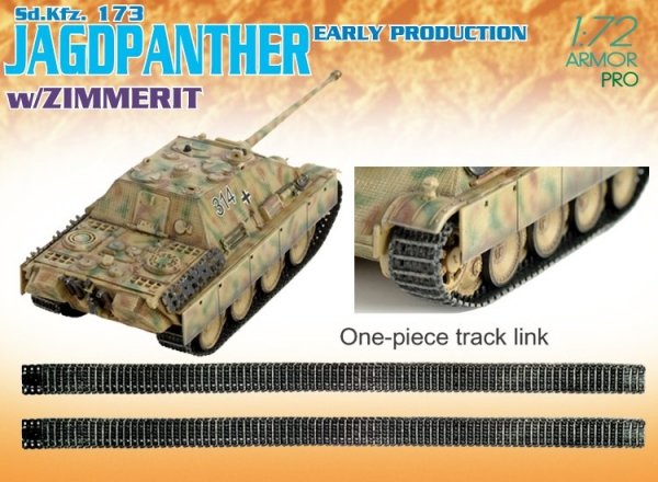 Dragon 7241 Sd.Kfz. 173 JAGDPANT. E.PROD.w/ZIMMERIT (1:72)
