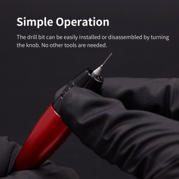 DSPIAE AT-VHDS Aluminum Alloy Hand Drill 0.3-3.2mm / wiertarka z wiertłami