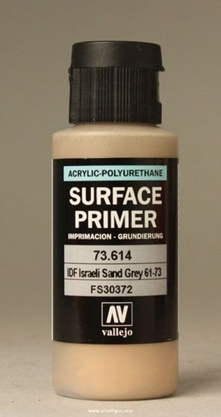 Vallejo 73614 Surface Primer IDF Israeli Sand Grey 60ml.