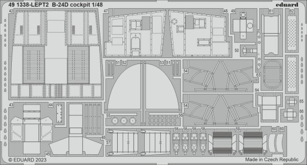 Eduard 491338 B-24D cockpit REVELL 1/48