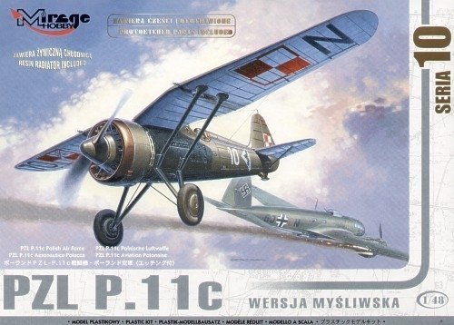 Mirage Hobby 481001 PZL P.11c wersja myśliwska 1/48
