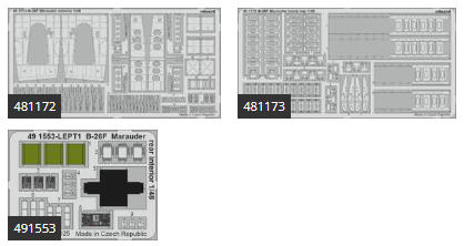 Eduard BIG49465 B-26F Marauder PART II for ICM 1/48