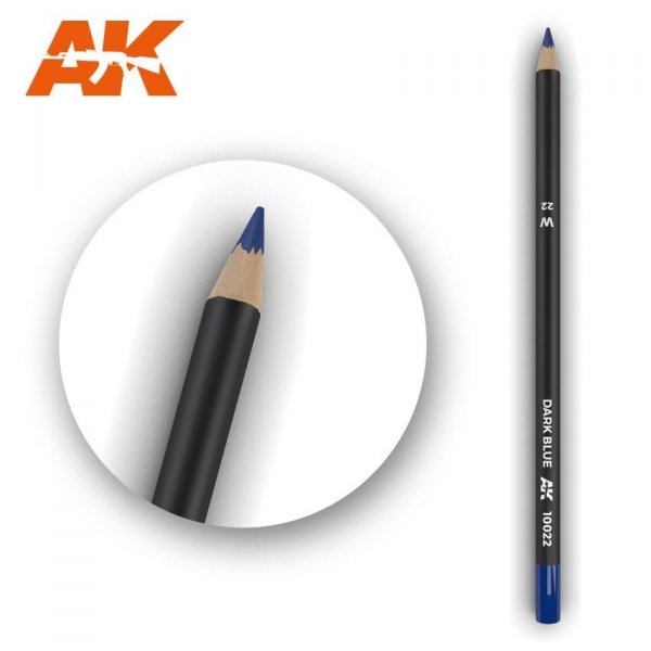 AK Interactive AK10022 Watercolor Pencil DARK BLUE