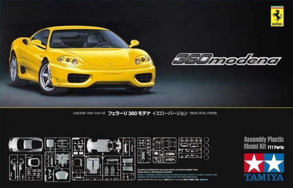 Tamiya 24299 Ferrari 360 Modena Yellow Version (1:24)