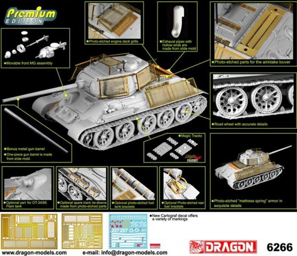 Dragon 6266 T34/85 (1:35)