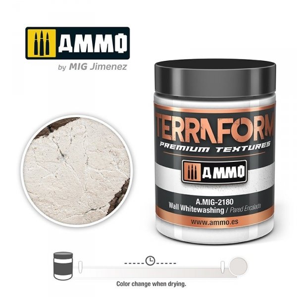 Ammo of Mig 2180 TERRAFORM Wall Whitewashing 100ml