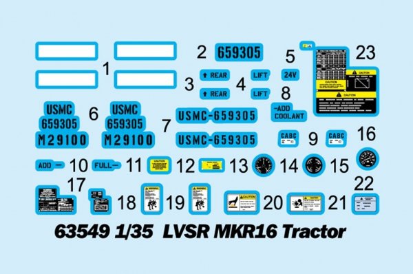 I Love Kit 63549 LVSR MKR16 Tractor 1/35