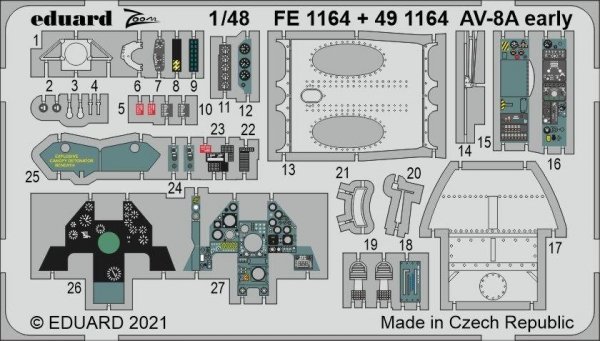 Eduard BIG49289 AV-8A early KINETIC 1/48