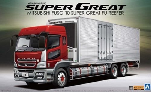 Aoshima 00558 Mitsubishi Fuso 2010 Super Great FU Reefer (FUSO) 1:32